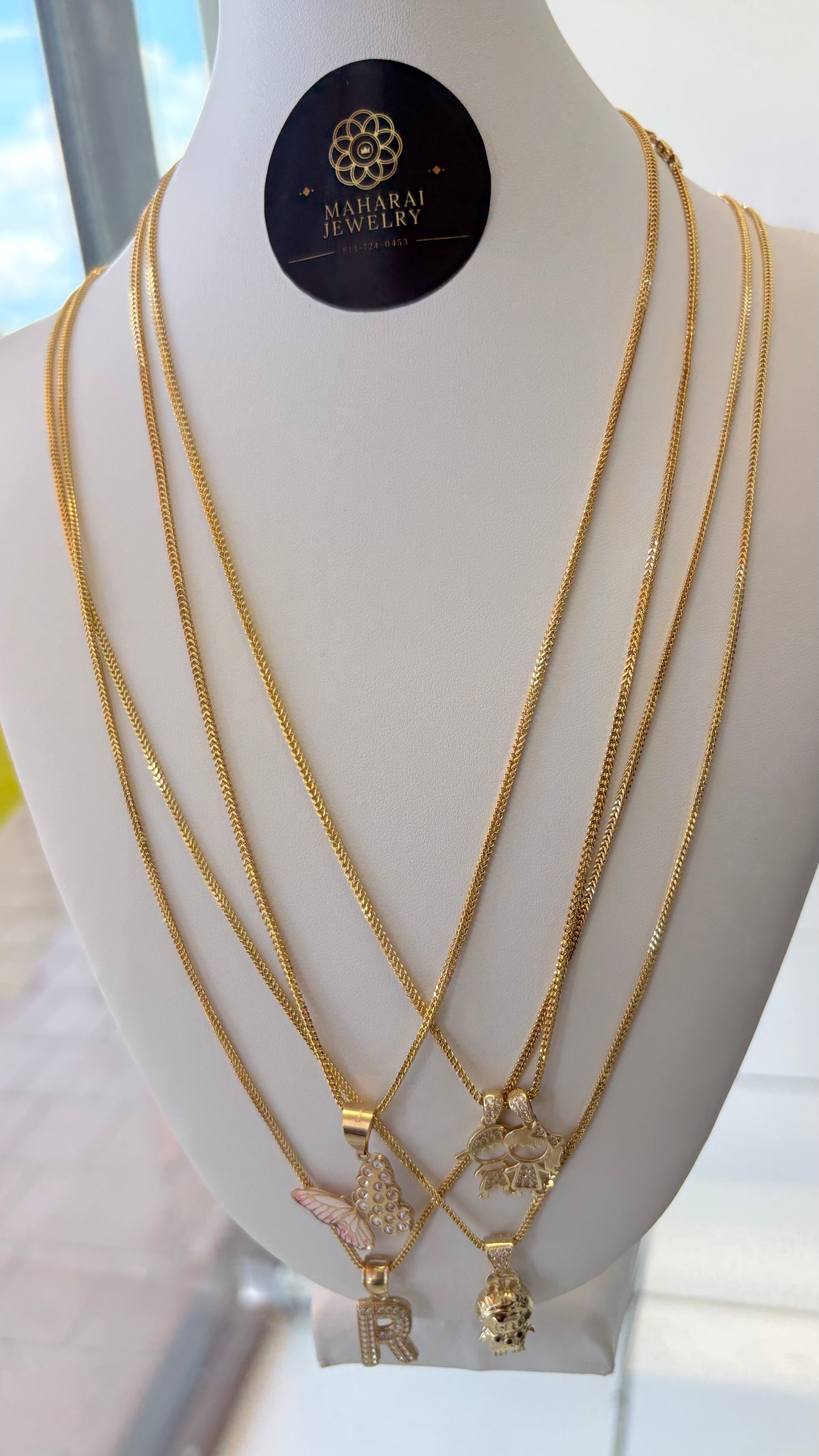 Cadenas franco oro 10k