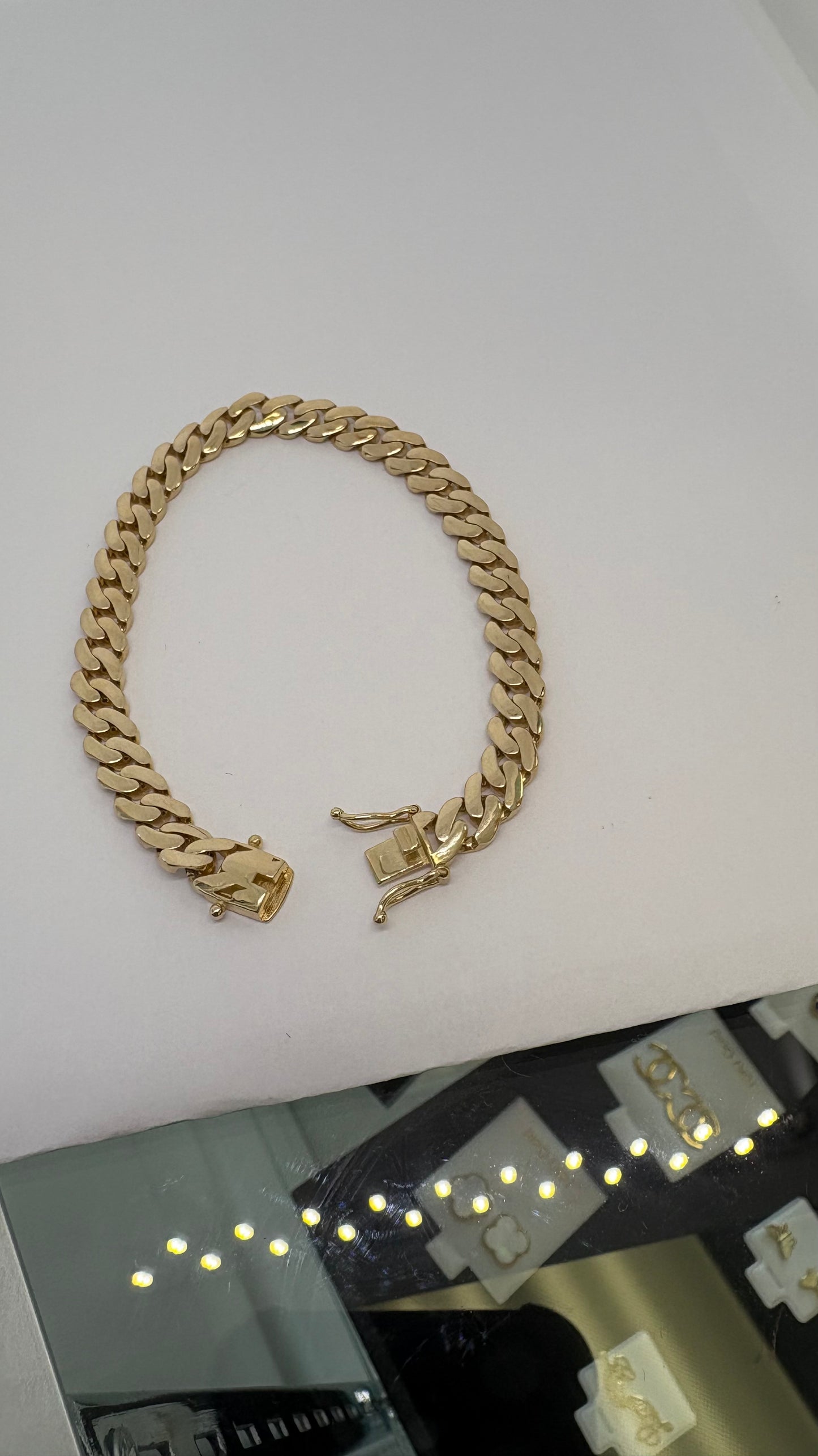 Cuban link bracelet
