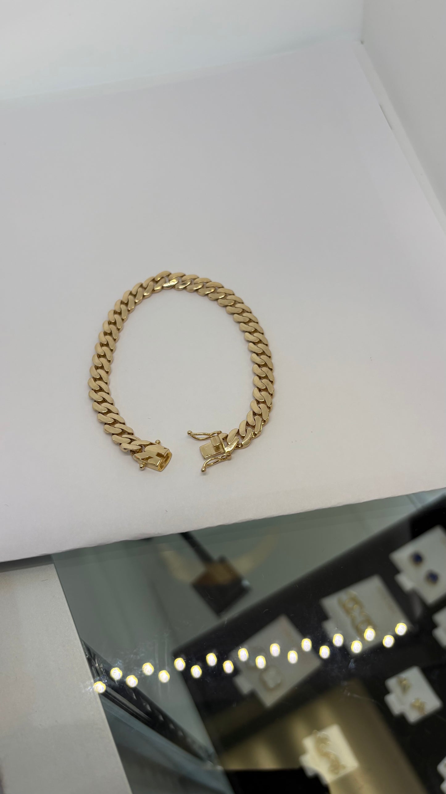 Cuban link bracelet