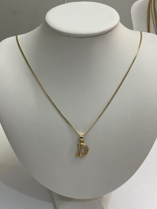 Cadena corte brillo sólida