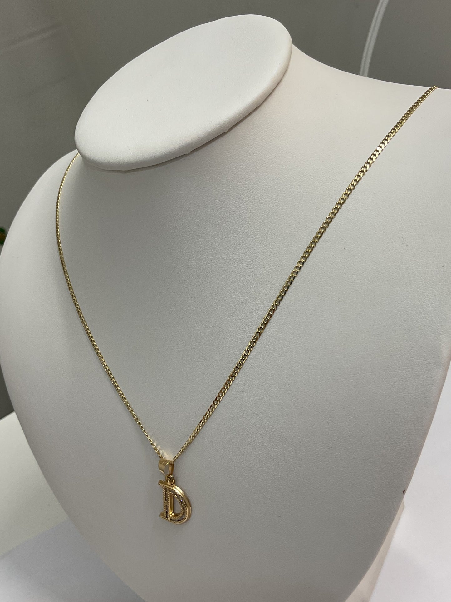 Cadena corte brillo sólida