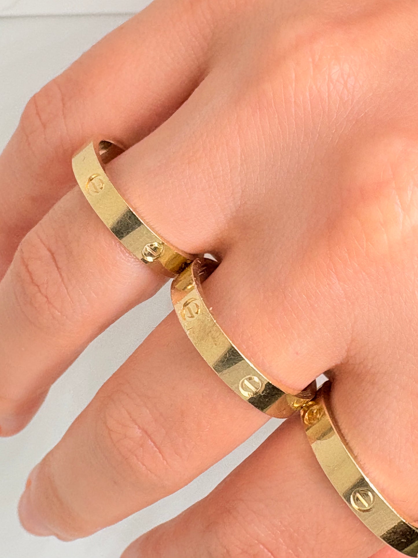 Anillos estilo Cartier