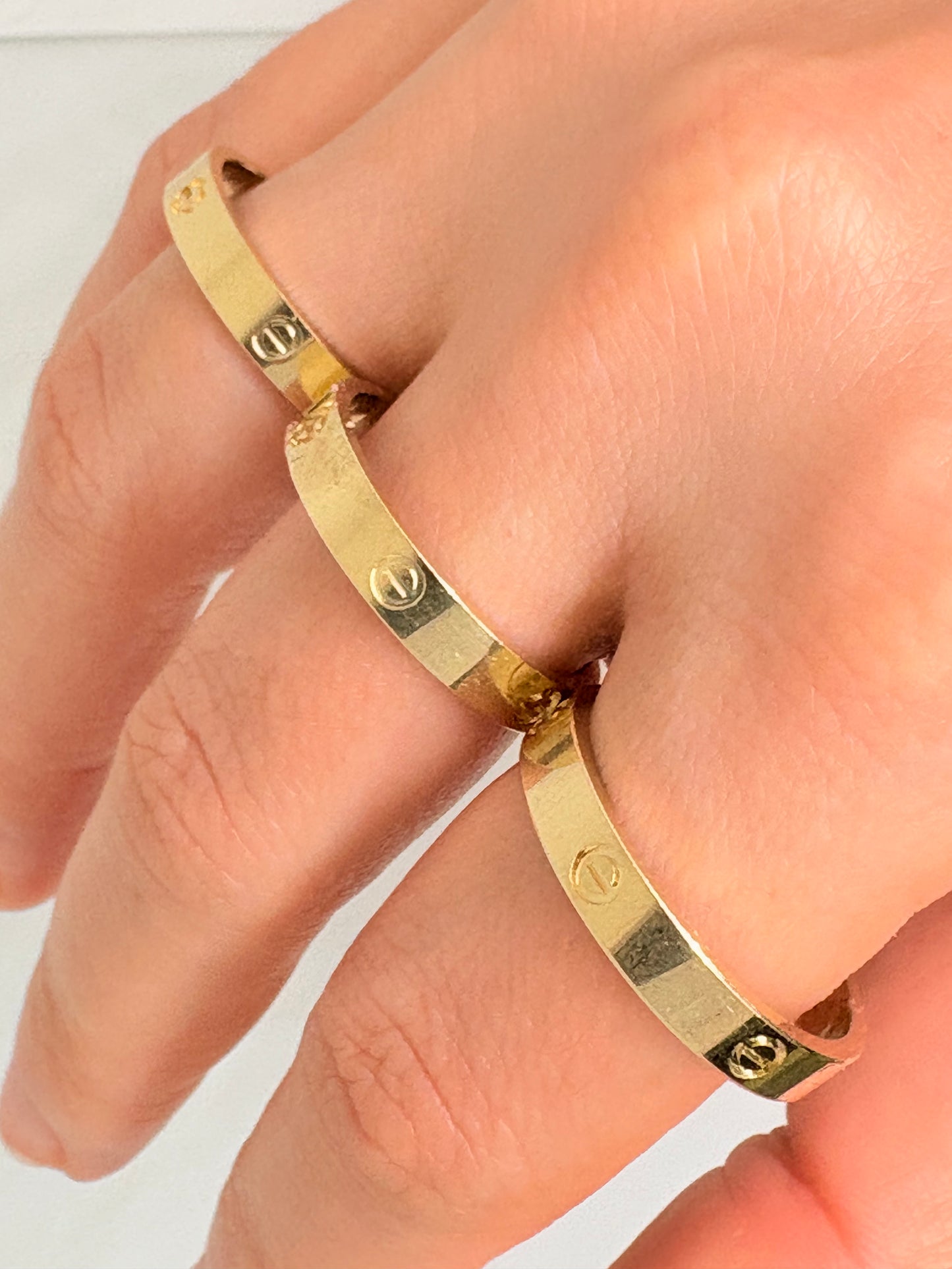 Anillos estilo Cartier