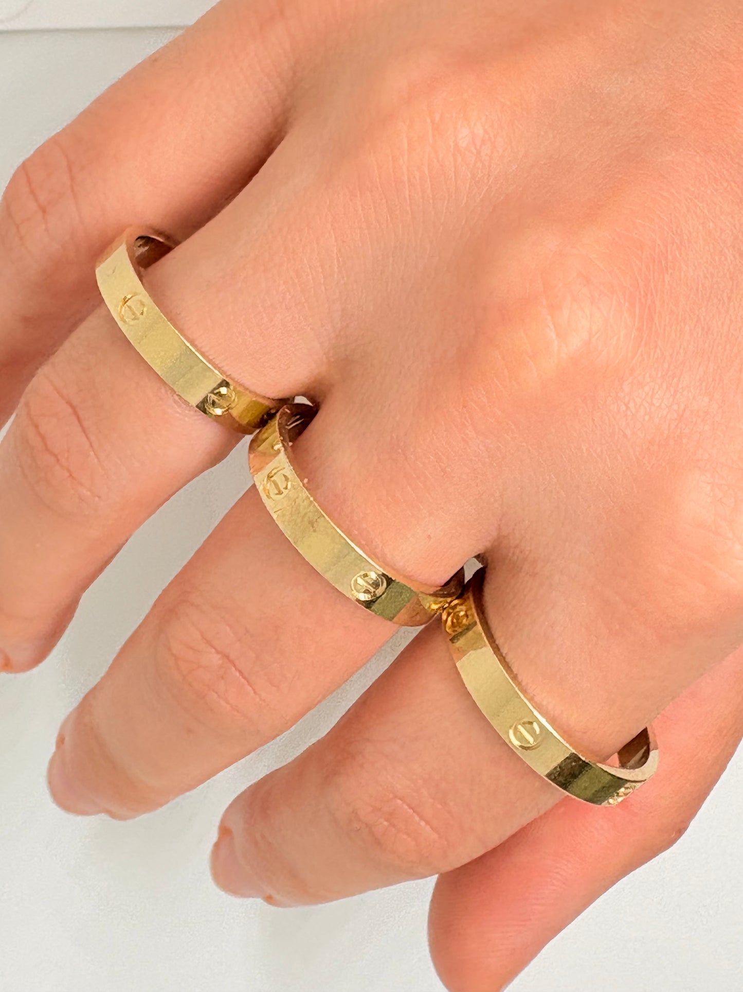 Anillos estilo Cartier