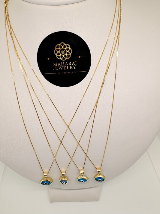 Cadenas finas con ojitos